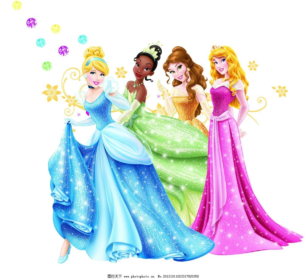 3d立体墙贴卡通芭比公主男女孩卧室客厅儿童