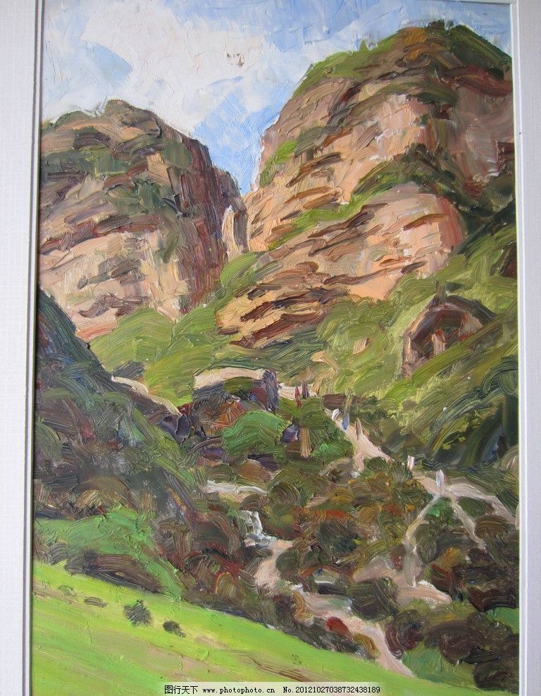 周大正油画 油画 周大正 风景 油画风景 油画风景写生 美术绘画 文化