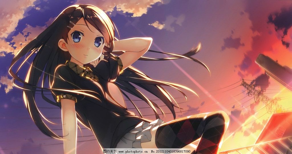 动漫清新女孩图片