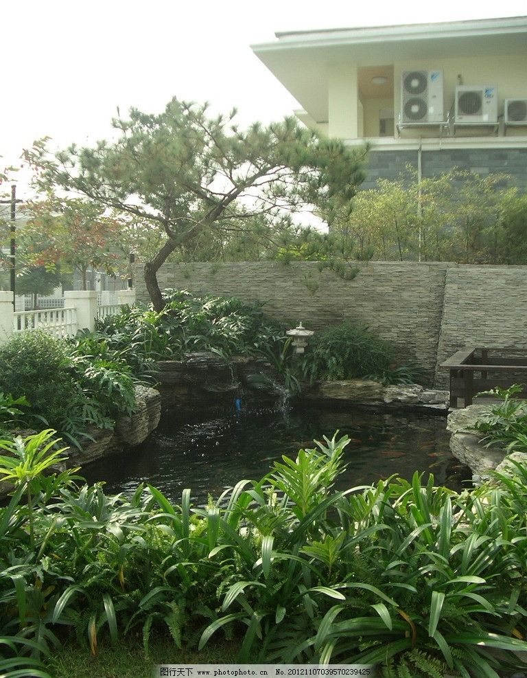 别墅园林 私家园林 室内园林 园林景观 景观设计 庭院摄影 别墅庭院