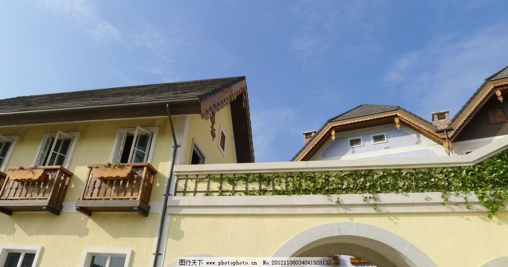 欧洲小镇图片,街头 夏日 阳光 国外旅游 旅游摄