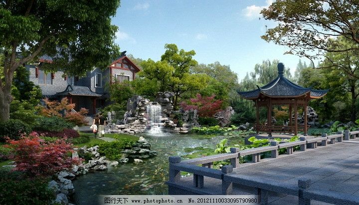 中国古典园林风景区图片_其他_PSD分层_图行