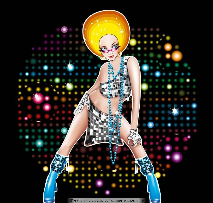 夜总会性感舞蹈美女图片