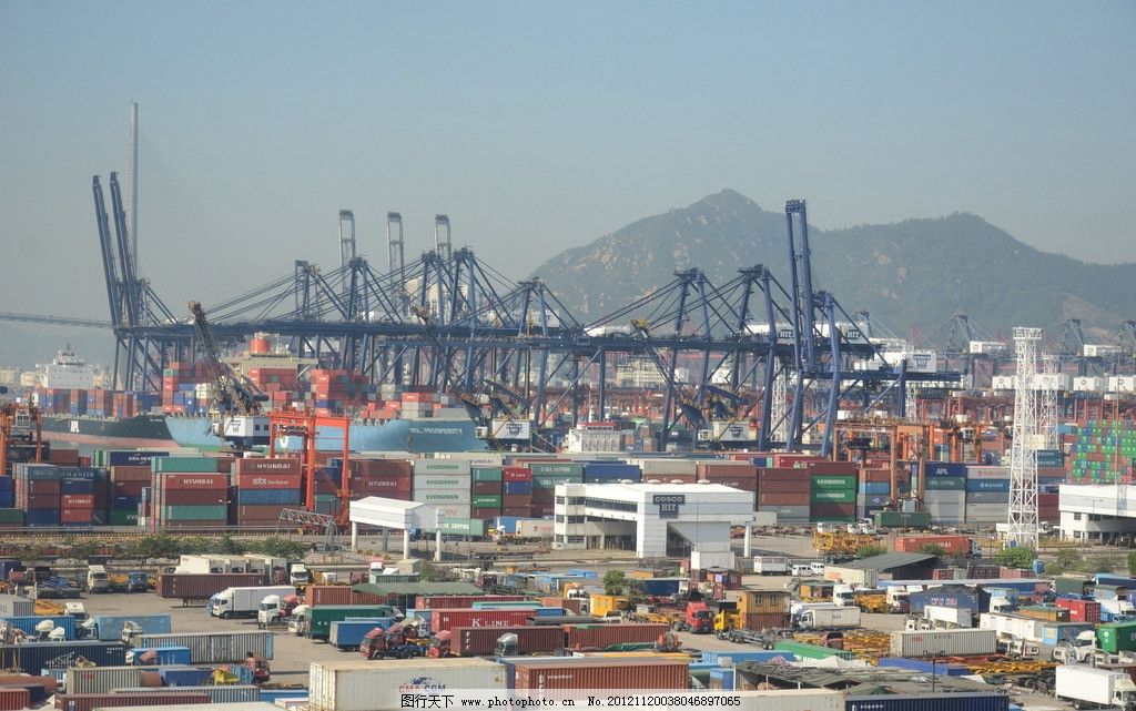码头图片,香港 集装箱 运输业 交通工具 现代科
