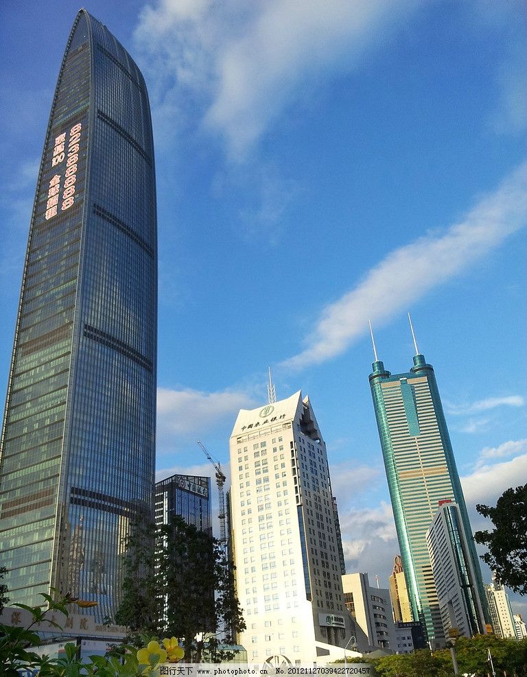 京基一百 地王大厦图片,深圳 高楼 中国农业银行