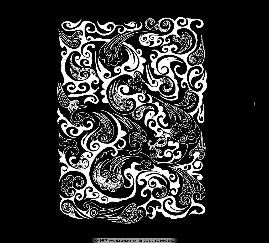 经典纹样 织绣图案图片