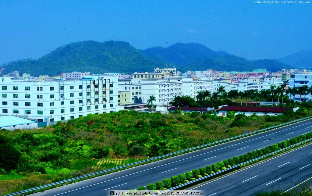 交通建设 沿路风景图片