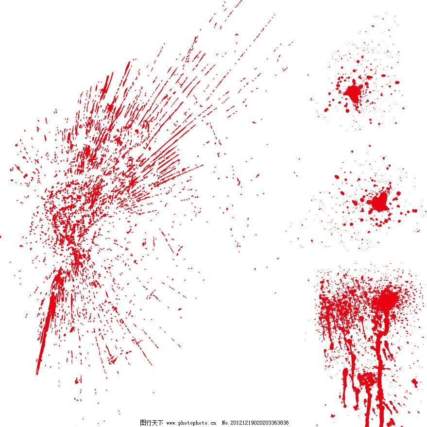 血迹血点图片
