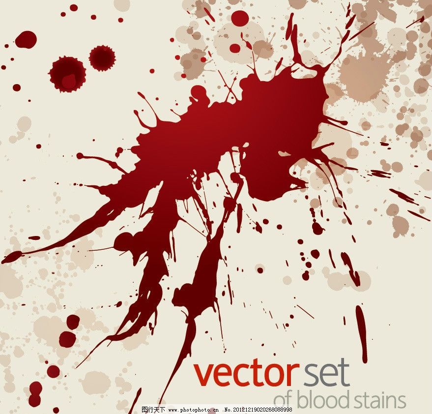 血迹血点图片
