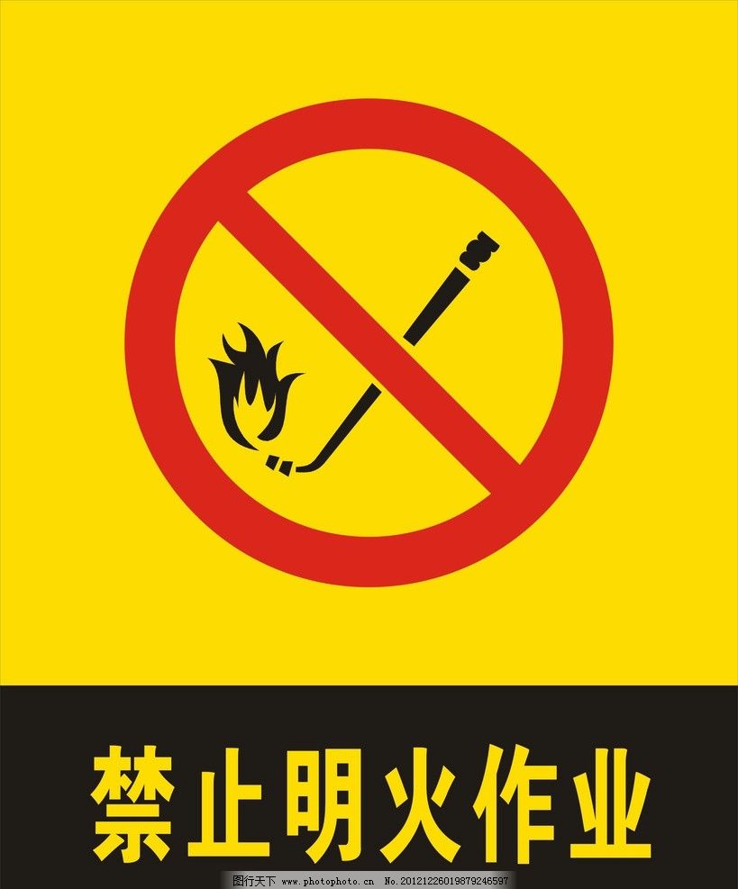 禁止明火作业图片