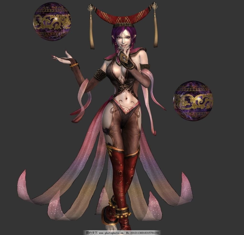 妲己图片_动漫卡通_插画绘画-图行天下素材网