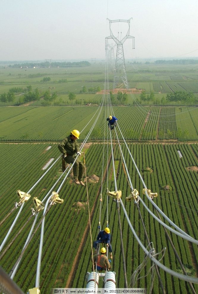 电网施工图片